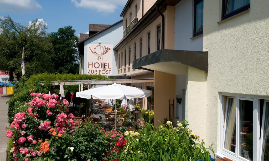 Hotel Zur Post Leipheim Exteriör bild