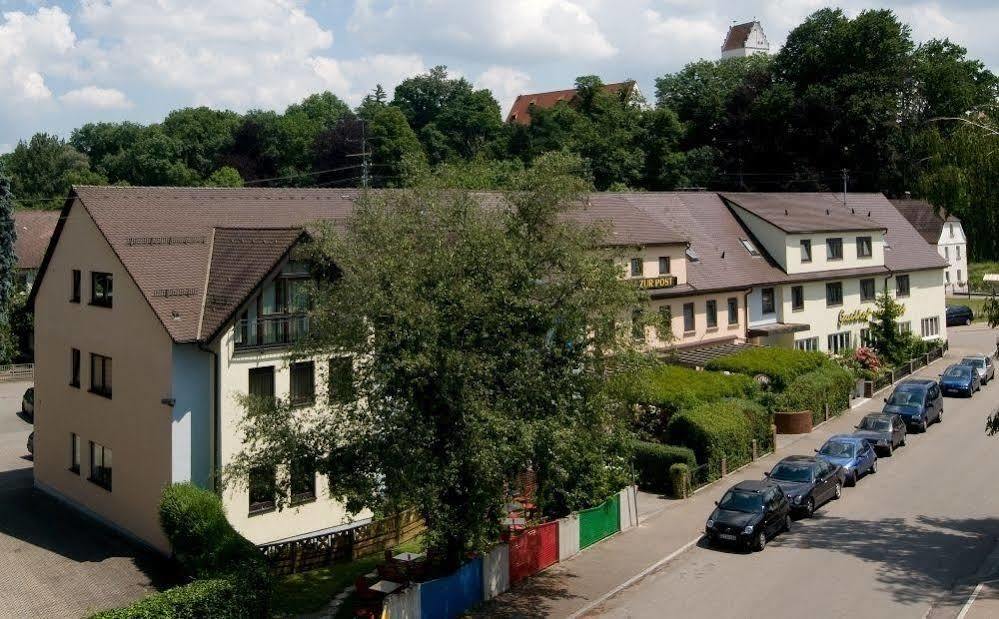 Hotel Zur Post Leipheim Exteriör bild